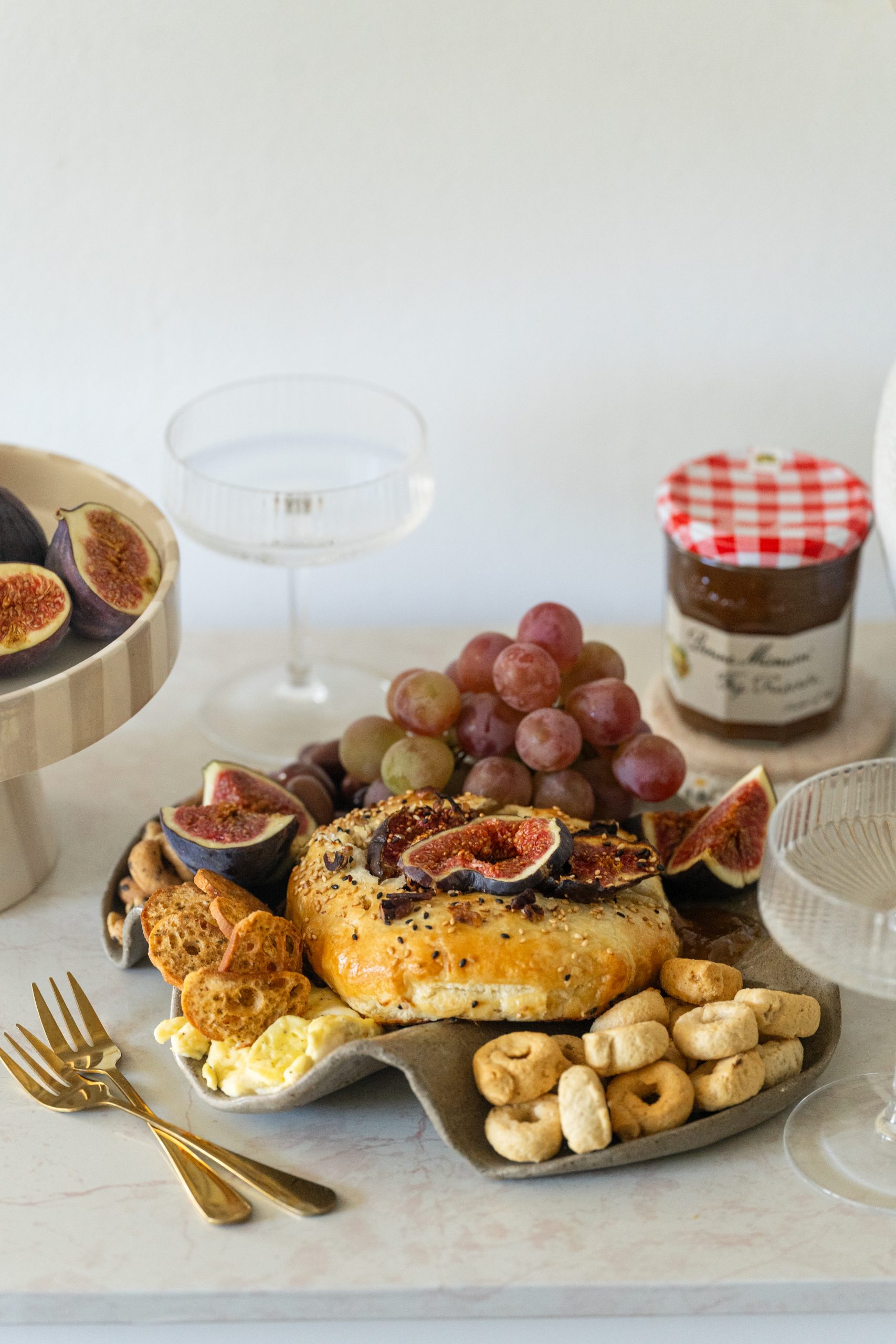 Pekándiós brie fügével